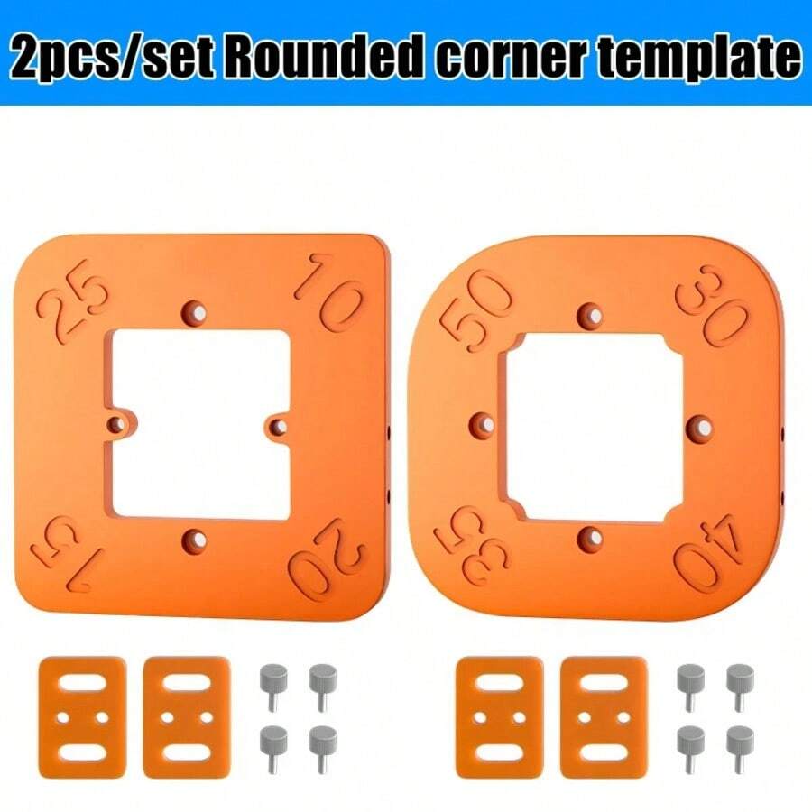 Woodworking Router Corner Radius Templates Jig R10 To R50 Routing Woodworking Router Corner Radius Templates Jig R10 To R50 Routing