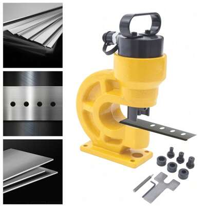 kangten Hydraulic Tool - CH-60 Hydraulic Busbar Hole Puncher 31 Ton Knockout Punch Set With Four Dies