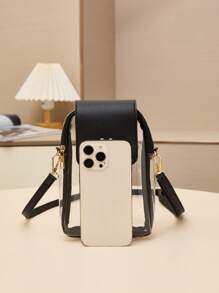 1 Piece Fashion Straw Shoulder Bag, Classic Hardware Decoration Straw Phone Bag, Perfect For Women, Girls, Students, Commuting, Traveling, Vacation, Back To School.Beach Bags For Women Holiday Outfits
