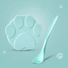 Portable Silicone Dog Cat Canned Lid 2-In-1Food Sealer Spoon Pet Cover Storage Fresh-Keeping Lids Bowl Dog Accessories
