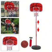 2m Basketball Hoop Net Backboard Stand Set Adjustable Free Standing