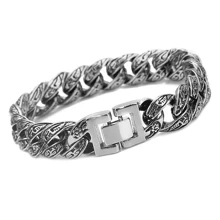 New Arrival Retro & Fashionable Men's Bracelet Jewelry Gift - Antique Silver - View 6