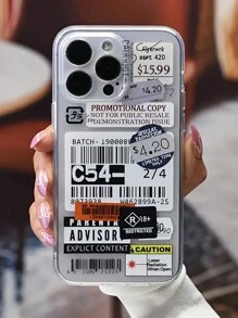 1 个穿孔高透明度价格标签彩色涂漆加厚防摔手机壳，兼容 Redmi 11 Youth、12 Pro、12/12X、Note 11、9A、9C、Polox3 NFC、Redmi 10、Redmi 9、Note 9、12C、Note 11 Pro、Redmi 10C、Note 8 Pro 手机壳保护套防水防震防刮