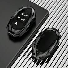 Fit For Land Rover Car Key Case  Ring Cover Housing Shell Range Rover Sport Evoque LR2 LR4 Freelander Velar Discovery 4 Jaguar XE XJ XF XJL XFL Guitar - Black - View 5