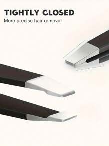 4-Piece Eyebrow Tweezer Set - Professional Stainless Steel Hair Removal And Grooming Tools, With Storage Case, Including Angled Tip Tweezers, Precision Tip Tweezers For Makeup And Lash Extension - Ideal Gift For Travel And Home Use (Black),Makeup,Cheap,Room Decor,Vanity,Travel,Bedroom,Makeup Accessories,Tweezers,Cheap,Stocking Stuffers,Makeup,Makeup Tools,Cheap Stuff,Gifts,Gifts For Women,Christmas Gifts - Black - View 5