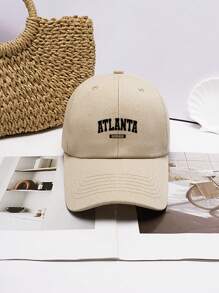 1pc Women's Adjustable Letter Print Baseball Cap, Minimalist Design Suitable For Casual Daily And Travel Outfits - Multicolor - View 17