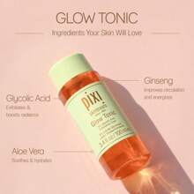Glow Tonic Balancing Face Toner Glycolic Acid Toner For Radiant Skin Daily Brightening Toner - 100ml/3.4fl.Oz - Rượu sâm banh - Xem 3