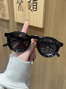 1 Stück/2 Stück/3 Stück/4 Stück Damen Mode Brillen 2025 Neu Rund Multi-Farben Mode Brillen geeignet für Ausflüge, Reisen, Vintage Stil, Musikfestivals, vielseitig einsetzbar für Sommerurlaub am Strand, Outdoor, Reisen