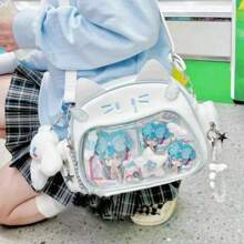 Cute Cat Backpacks For Women Leather Casual Lolita Jk Harajuku Shoulder Bag Fashion College Style Female Small Ita Bag