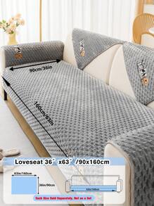 1pc Soft & Cozy Sofa Cover - Thick, Non-Slip, Protective Furniture Cover For Bedroom, Office, Living Room Home Decor - Easy To Clean, Pet Favorite, Soft Slipcover Gifts Birthday Graduation Couch Cover Sofa Covers Room Decor Living Room Decor - Multicolor - View 14