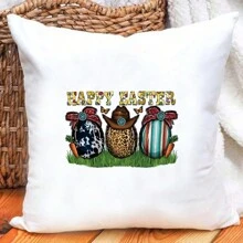 Spring Easter Bunny & Egg Thermal Transfer Stickers, Holiday Gift Decorations, Water-Resistant Garment Patches, Ironing Pattern - P643 - View 10