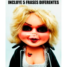 Muñeco Chuky Novia De Chuky Tifffany C/sonido Child's Terror - Negro - Ver 6