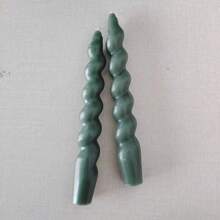 1 Box Of 2 Spiral Twist Wax Candles In A Variety Of Colors (White, Black, Red, Yellow, Brown, Orange, Purple, Pink, Light Blue) Each Burning For 8 Hours, No Fragrance, No Drip, Spiral Cone Candles, Dinner Party, Gathering, Wedding, Table Decoration Candles Halloween,Spooky,Autumn,Festival,Holiday ,Winter,Holiday,Festival,Room Decor,Gifts Birthday Graduation