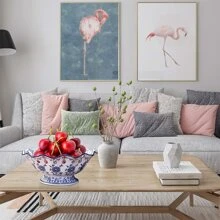 BlazeVideo Fruit Bowl Candy Bowl Ceramic Candy Serving Bowl With Foot, Decorative Centerpiece For Kitchen Or Dining Table