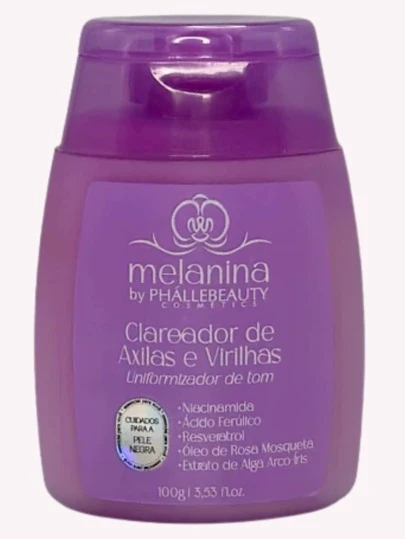 Clareador de Axilas e Virilhas Melanina 100g PhálleBeauty Festa Junina
