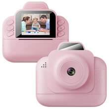 儿童相机即时打印，高清视频数码相机玩具，带卷纸，男孩女孩圣诞生日礼物，适合 6-12 岁儿童的便携式相机玩具，蓝色、粉色、紫色 - 返校 - ZSK-多色 - 查看 18
