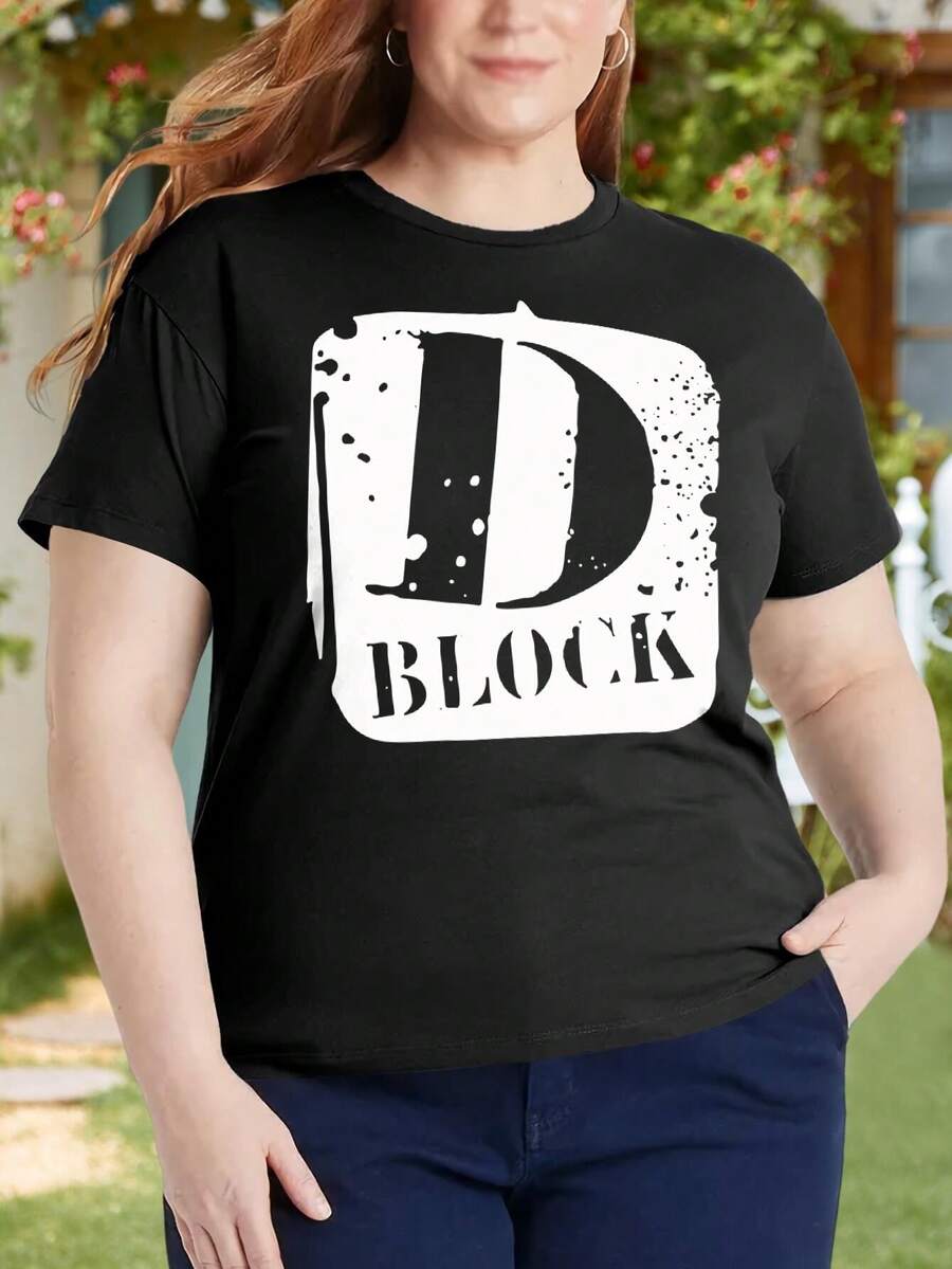 DBLCK Plus Size oversize women T-Shirt East Coast Hip Hop LOX New York City - Negro - Ver 1