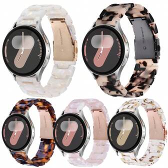 Resin Watch Bands Replacement Watch Straps For Men Women Colors Watch Bands Light Weight 20/22mm Wrist Bands Fashion Skin-Friendly Smart Watch Bracelets,Compatible With Samsung Galaxy Watch 3 45mm Band/Galaxy Watch 46mm/Gear S3 Frontier