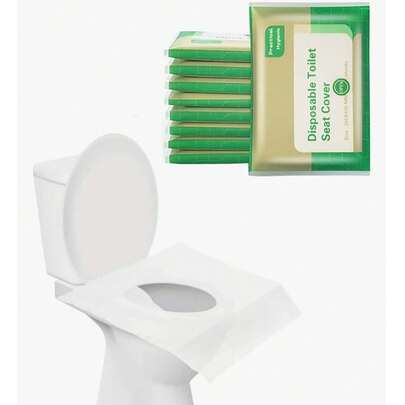 10-200 chiếc/gói Tấm lót bồn cầu dùng một lần, Chống thấm nước, thích hợp cho du lịch, cắm trại, khách sạn, nhà vệ sinh, phụ kiện bồn cầu dùng một lần chống thấm nước - Tấm bảo vệ - Di động, Thích hợp cho nhà vệ sinh công cộng, du lịch và nghỉ lễ, trang trí mùa thu