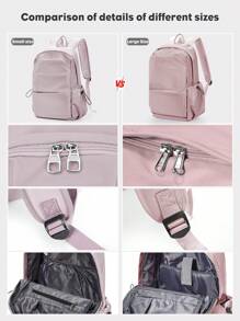 College-Rucksack, wasserdicht, Schultasche, leicht, lässig, Tagesrucksack, College-Laptop-Rucksack für Männer und Frauen, wasserabweisend, Reiserucksack für die High School, Mittelstufe, Grundschule, Mittelstufe, Oberstufe, Büchertaschen für Teenager, Mädchen, Jungen, Studenten, Größe M. Die neuen und alten Versionen werden nach dem Zufallsprinzip versendet.