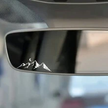 Pegatinas decorativas con diseños de montañas, ríos y luna brillante para espejo retrovisor del coche, espejo de maquillaje, casco, taza, cuaderno, teléfono móvil y otros usos - Unitalla - Ver 6