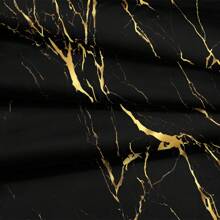 Black Marble Comforter Set King Size Gold Metallic Marble Comforter Set Black Gold Marble Pattern Modern Luxury Bedding Set 4 Pieces 1 Comforter 2 Pillowcases 1 Cushion Cover - Black - View 6