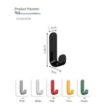 J型防损挂钩无需钻孔，迷你强力粘合防损挂钩，防损悬挂防损挂钩，适合家庭使用，返校