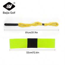 Golf Swing Rope Training Set Golf Swing Practice Auxiliary Tool Correct Swing Posture And Master Swing Rhythm - Yellow - View 4