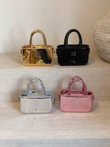 全新闪亮经典简约小手提包、迷你晚装包、斜挎包 - A - 查看 1