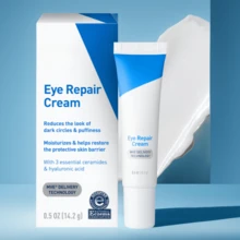 Hydrating Under Eye Cream For Puffiness- 3 Pack, Bags, And Dark Circles | With Hyaluronic Acid, Niacinamide & Marine Extracts