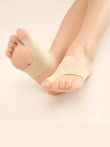 1 Pasang Bantalan Kaki Silikon Lembut, Cocok Untuk Sepatu Kasual, Sepatu Olahraga, dan Sepatu Datar - Krem - View 5
