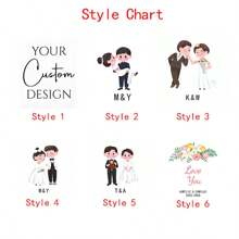 定制婚礼贴纸、纸箱贴纸、礼品盒贴纸、信封封口、瓶贴、礼品标签、婚礼糖果贴纸，适用于派对、活动、生日、日常使用、情人节、母亲节、婚礼季、生日派对