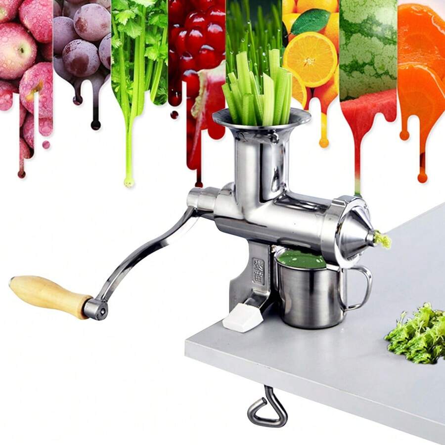 kangten Manual Juicer Tool, Fruit & Vegetable Squeezer, Stainless Steel Juicer