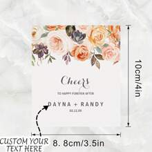 Custom-Designed Personalized Wine Bottle Packaging, Labels And Stickers For Baptism, Birthday Parties, Wedding Celebrations, And Valentine'S Day Decorations.