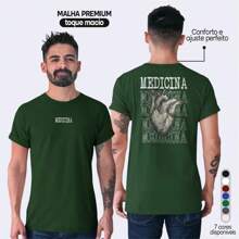 Medicine T-Shirt Medicine Course Shirt 100% Premium Cotton Various Colors Ready For Delivery - Army Green - View 1