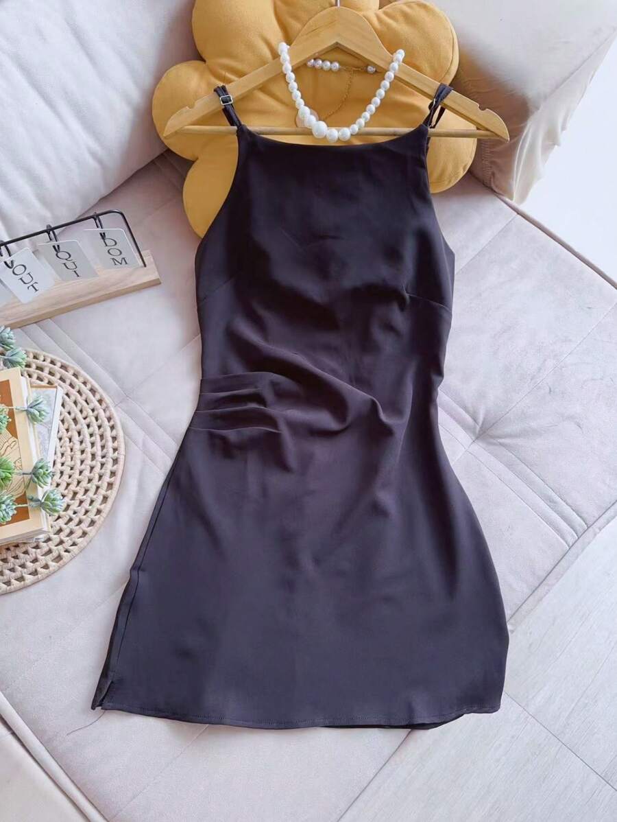 Short Dress Tailoring Women's Fashion - Black - View 1