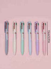 colnk Set de 1 pieza/2 piezas/4 piezas/6 piezas de bolígrafos de estilo europeo y americano, color aleatorio - Multicolor - Ver 3