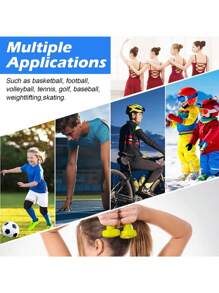 1 Pair Of Sponge Kneel Protective Sports Dance Yoga Female Children Roller Skating Knee Anti-Fall Rub Roller Skating Boy And Wom