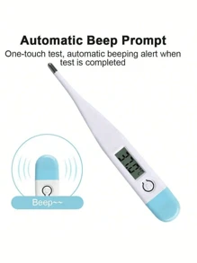 2pcs Digital Oral Thermometer For Adults, 10 Seconds Fast Reading