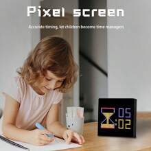 LED Pixel Display, Programmable Pixel Art Display With APP Control For Kids Boys Girls, Creative Animations,Fun Text And Digital Clock, Gaming Accessories For Desk/Wall Room Decor - 32*32 Pixels Black - View 8