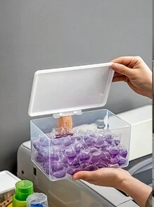 1pc Home Laundry Detergent Bead Storage Container, Household Organizer Bin For Laundry Powder