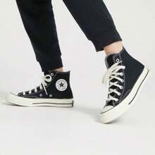 Converse 2025 中性款 Chuck 70s AO 帆布高帮硫化运动鞋 162050C - 黑色 - 查看 9