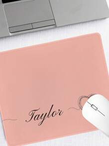 1pc Customized Premium Waterproof Silicone Gaming Mouse Pad - Thick Desk Mat, Personalized Name Mousepad, Multiple Colors Available, 25*21cm, Suitable For Gamers And Office, Non-Slip Rectangle Design For Laptop And PC Back To School - Multicolor - View 11