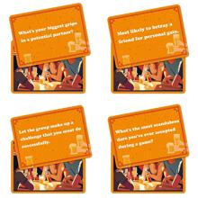 饮酒游戏朋友的鸡尾酒之夜、游戏之夜、生动的挑战和有趣的成人纸牌游戏，适合派对和约会之夜、圣诞节、新年、情人节礼物、饮酒游戏卡 - 彩色 - 查看 5