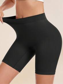 3Pcs/Set Seamless High Waisted Leggings Boxer Briefs Safety Pants - Multicolor - View 2