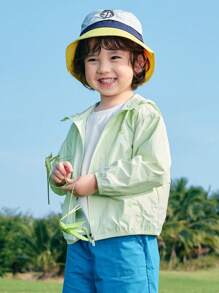 Balabala Kids' Sun Protection Jacket, 2025 Summer Lightweight & Breathable - Pink Green - View 2