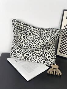 1 Pieza Bolso de mano con capacidad grande, de tela acolchada con estampado floral, bolso de hombro de moda para mujer, bolso para ir al trabajo, viaje, universidad, con amigos