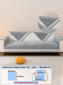 1pc Chenille Jacquard Sofa Cover , Couch Protector For Four Seasons, Universal Furniture Cover For Bedroom, Office, Living Room Home Decor Gifts Birthday Graduation - Multicolor - View 43