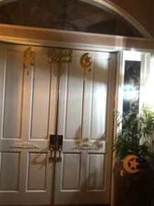 2 piezas Decoraciones de Ramadán para el hogar - Adornos colgantes de Ramadán - Decoración de pared - Decoración de fiesta de Ramadán - Decoraciones colgantes de Eid