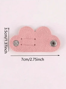 1/2/3/5/6/9/10pcs Charger, Headphone Cable Storage Buckle-Mixed Color Heart Shaped Cord Organizer, Earphones Headphones Cable Winder Organizer, PU Leather Cable Organizer, Gifts For Men Women Charger Case Office Must Haves Digital Bag - Multicolor - View 11